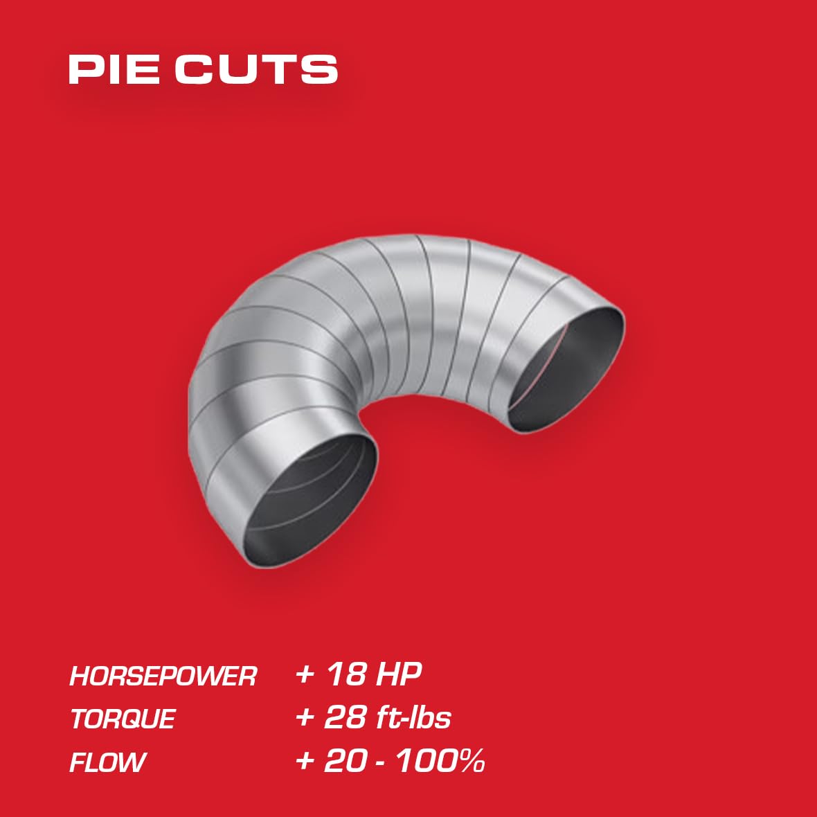 4" Diameter MBRP, 180 Degree, 12pc T304 Pie Cut Kit