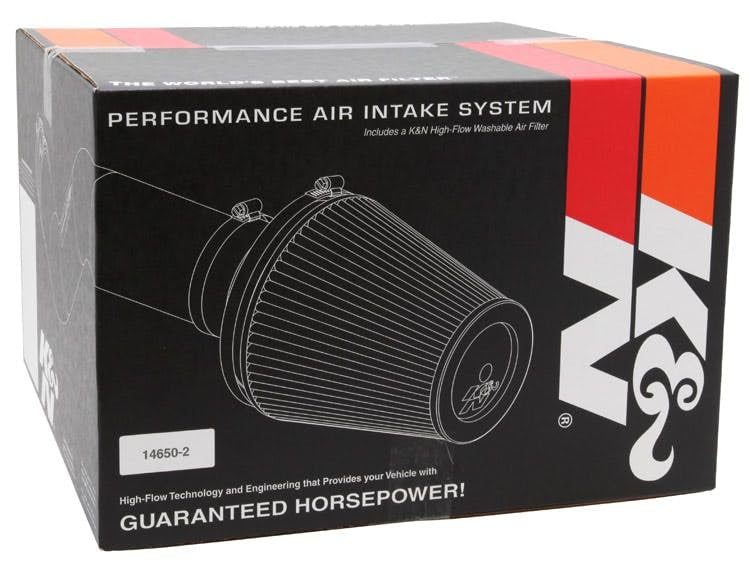 Cold Air Intake System K&N: High-Flow Air-Filter, Increase Performance & Horsepower: Compatible with 2008-2009 JEEP Liberty, 57-1559