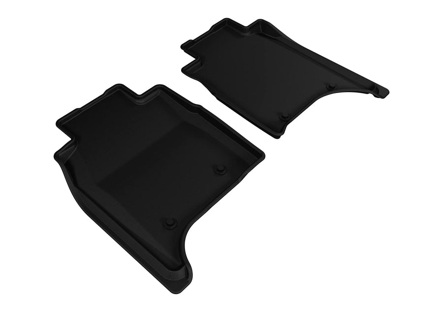 Kagu Floor Mat (Black) 3D MAXpider Custom Fit for 2014-2017 Land Rover Range Rover Long WHEELBASE - 2ND Row