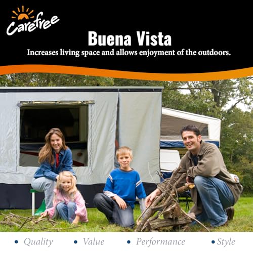 Buena Vista Room Carefree 211000A 10' - 11' Lightweight, Gray with Dark Gray Trim