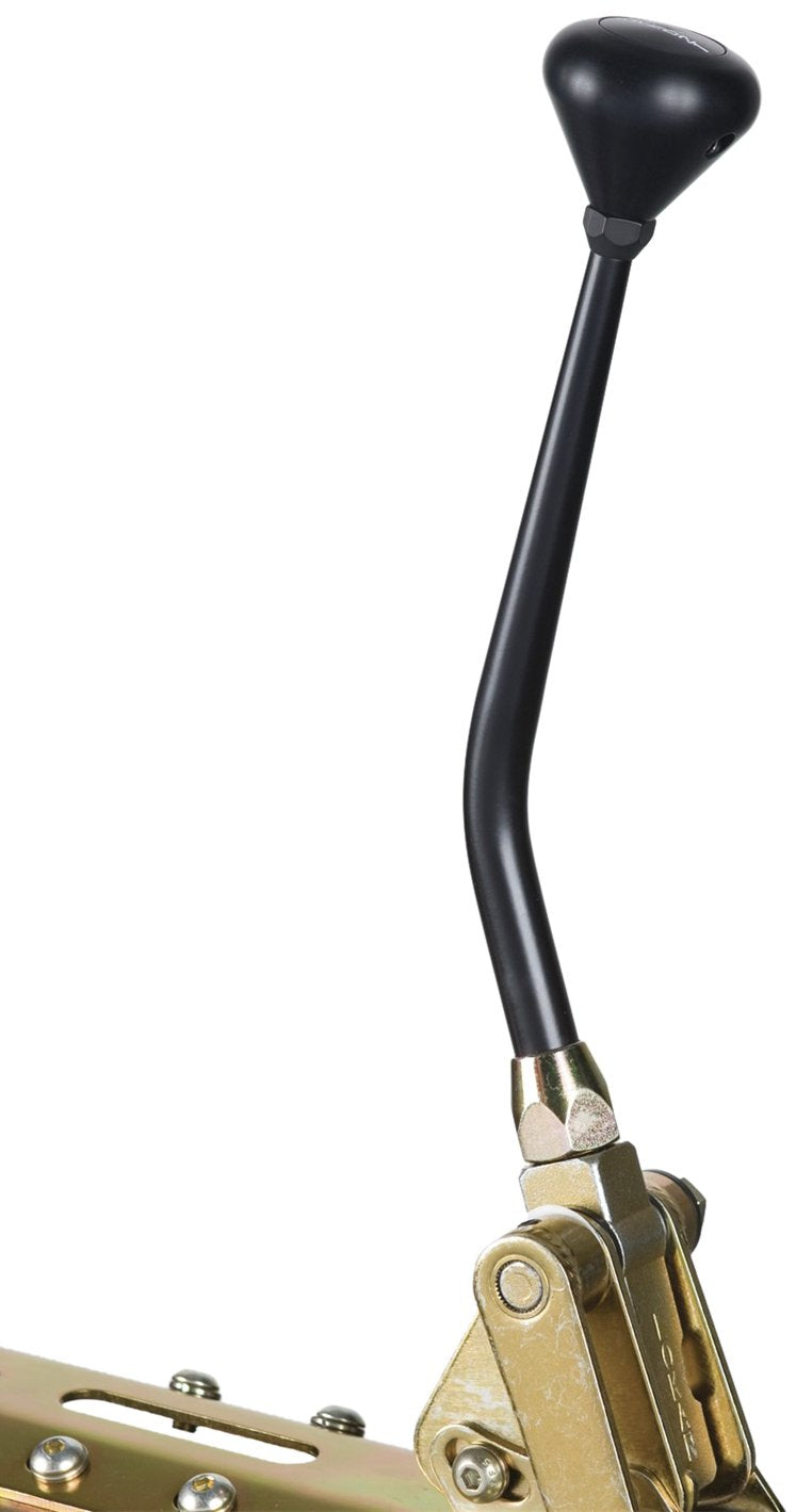 Lokar 8" Auto Trans Mount Black with Lever and Mushroom Knob with Lever and Mushroom Knob XATS6400ELB
