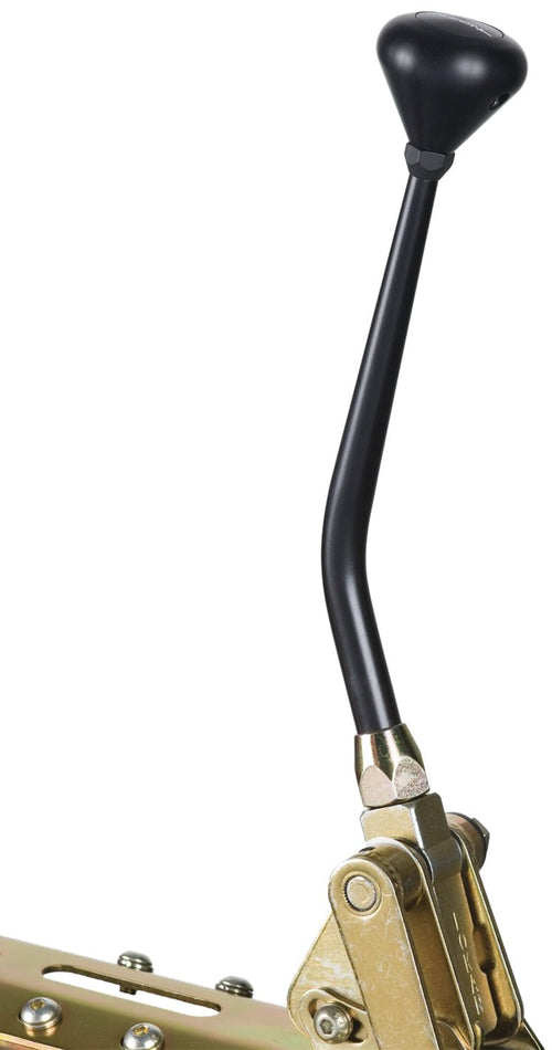 Lokar 8" Auto Trans Mount Black with Lever and Mushroom Knob with Lever and Mushroom Knob XATS6400ELB