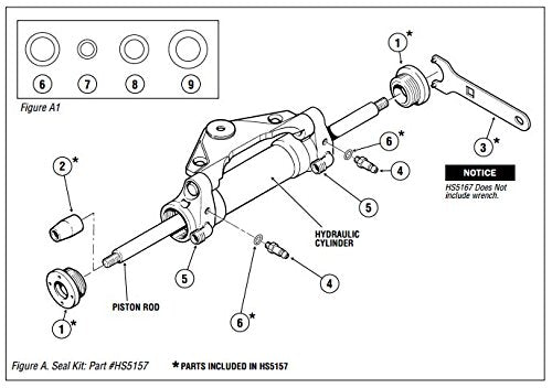 SeaStar Dometic Seal Kit, HS5157, with Wrench