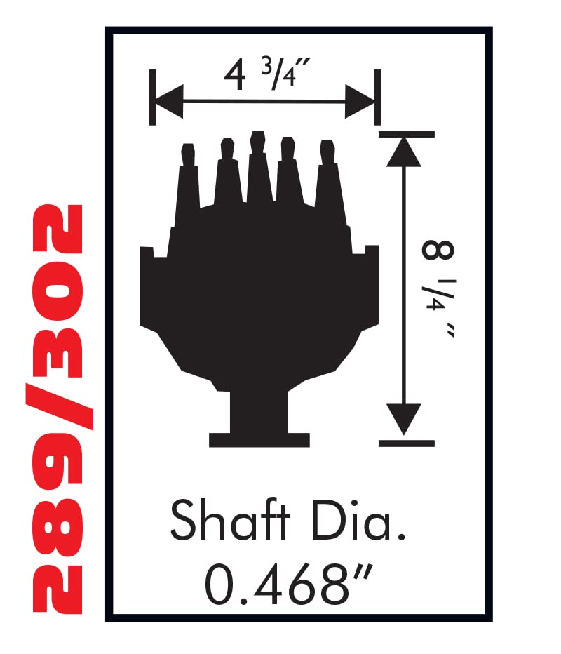 289/302 MSD Pro-Billet Street Distributor 8479