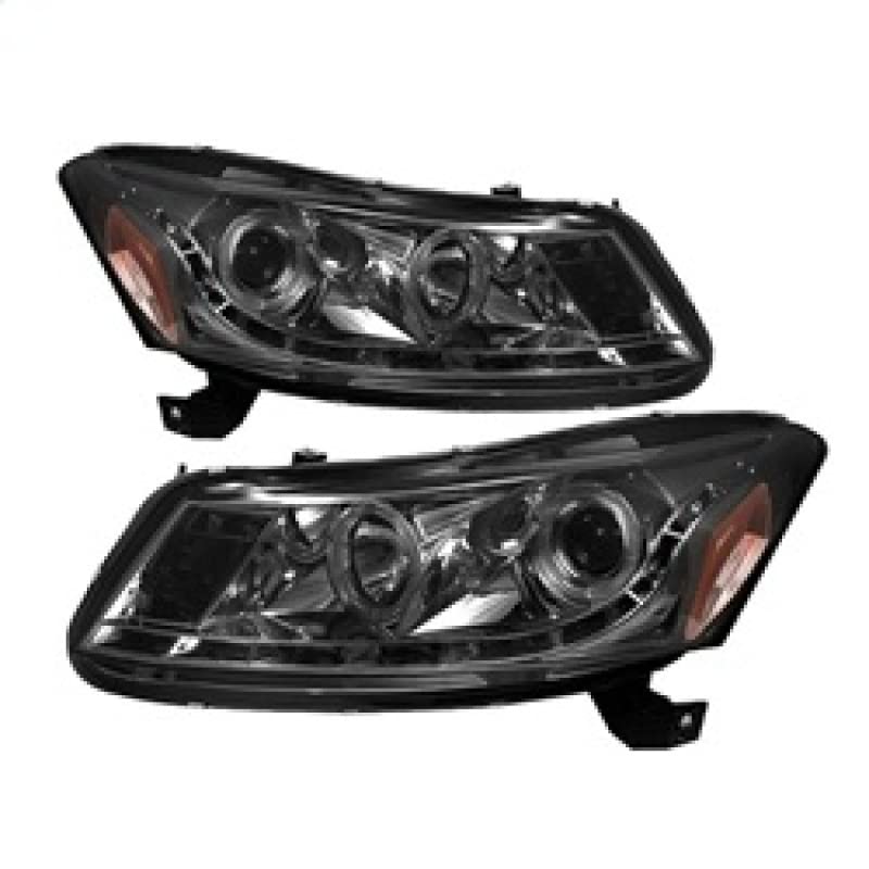 Auto Spyder 5010681 LED Halo Projector Headlights Chrome/Smoked