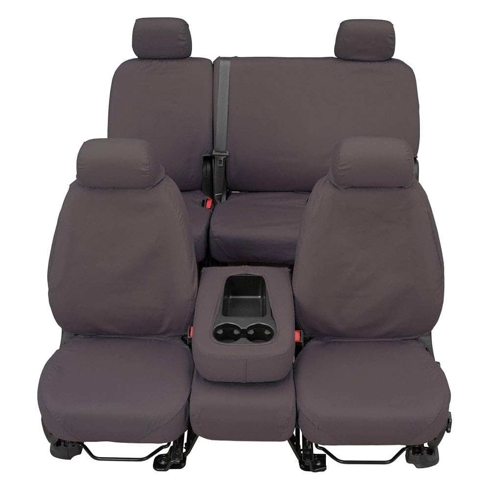 Covercraft SeatSaver SS2588PCGY - Polycotton 1st Row Gray Custom Seat Covers
