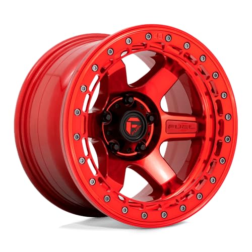 1PC Fuel D123 17X9 5X5.0 GL-RED GL-RED-RG -15MM - D12317907545