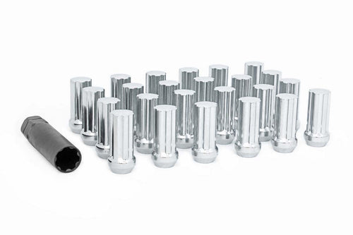 Rough Country Lug Nut Set Chrome M14x1.5 Wheel with Painted (0 x 0. inches /0 x, 0 inches Offset)