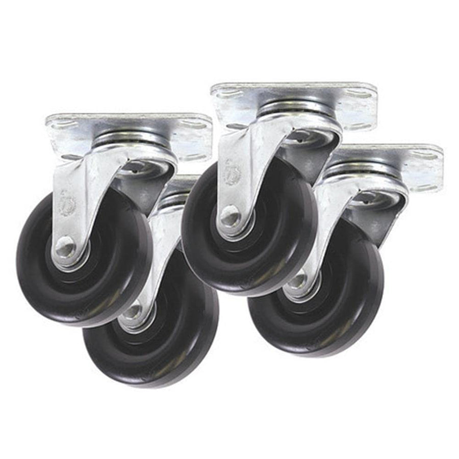 Caster Kit Portacool,12" L x 12" W x 4" H Size, Black (PARPACCST400)