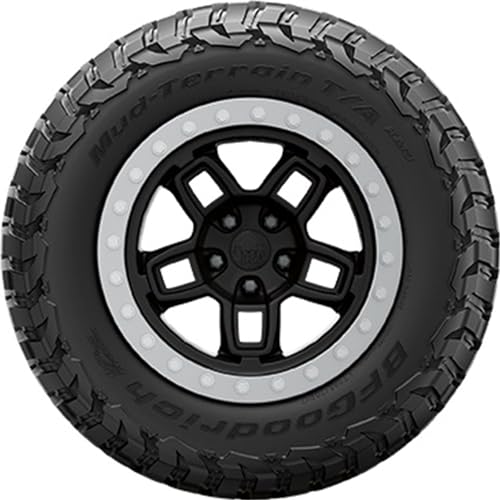 Mud Terrain T/A KM3 BFGoodrich Radial Car Tire for Light Trucks, SUVs, and Crossovers, 37x12.50R17/D 124Q