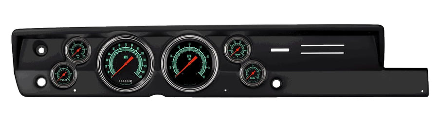 Classic Instruments G/Stock CDPB67GS151BL Full Sweep Direct Fit 6 Gauge Set Compatible with 1967-1969 Barracuda