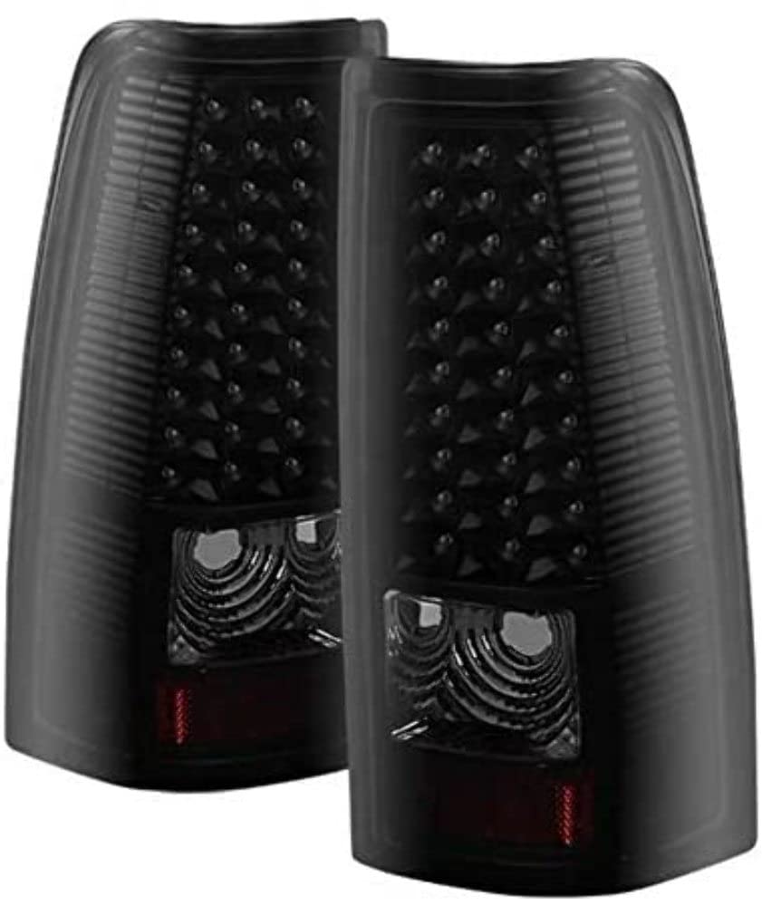 Xtune C-Shape LED s Tail Light (Chevy Silverado 1500-2500-3500 03-06 (Does Not Fit Stepside) - ALT-ON-CS03-G2-LED-C - Chrome)