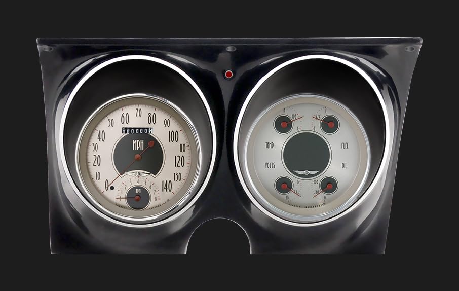Classic Instruments All American CAM67AN Nickel Direct Fit Gauge Set Compatible with 1967 Camaro