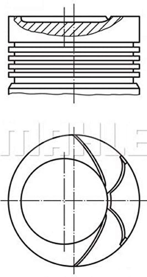 Engine MAHLE Piston 034 92 01