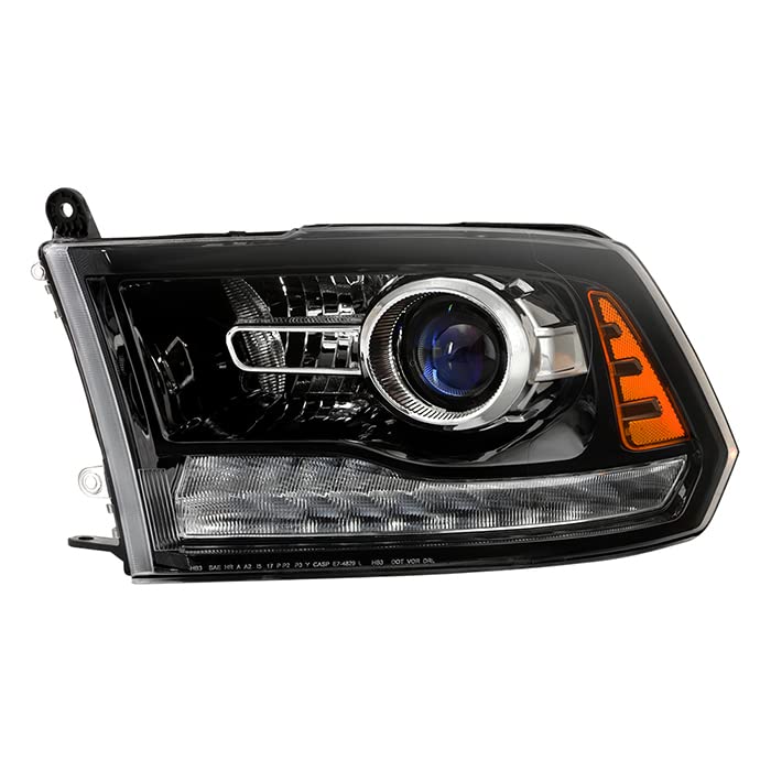 OEM Style Xtune Headlight (PRO-JH-DR13-OE-BK-L) (POE)