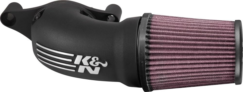 Cold Air Intake System K&N: High-Flow Air Filter, Increase Performance & Acceleration: Compatible with 2017-2021 Harley Davidson: (See Product Description for Selected Models) 57-1139