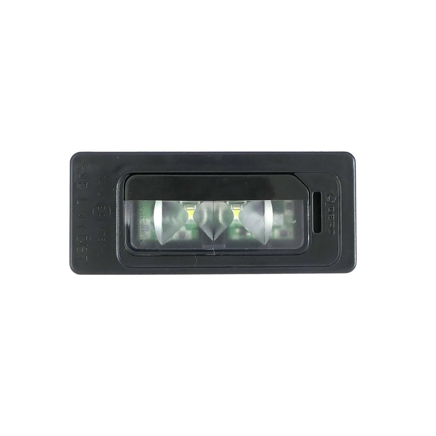 For Volkswagen Jetta 14-1/22 / 17 / Jetta Hybrid 13-16 / Passat 16-18 / Golf Sport/Wagon/Touareg 15-17 / Hybrid 15 License Light LED R=L CAPA | DOT Certified 3AF 943 021 A | VW2870112C ACK