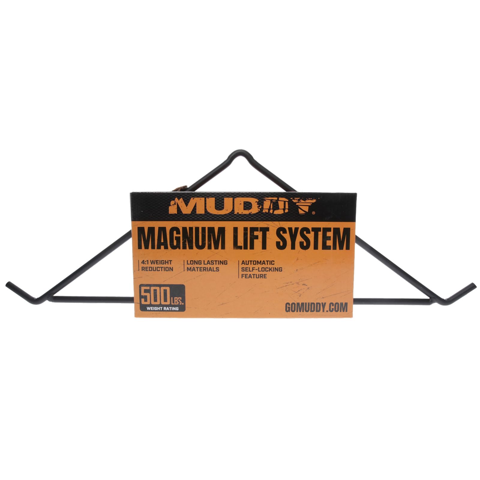Magnum Lift System MUDDY Durable Heavy-Duty 4:1 Pulley System for Lifting Game Animals Up to 500 lbs Automatic Self-Locking Mechanism for Single-Person Use