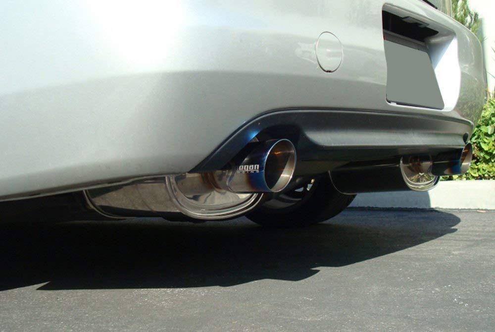 Megan Racing 3" MR-MU-MVO-T Blue Universal Muffler Rolled Tip Piping