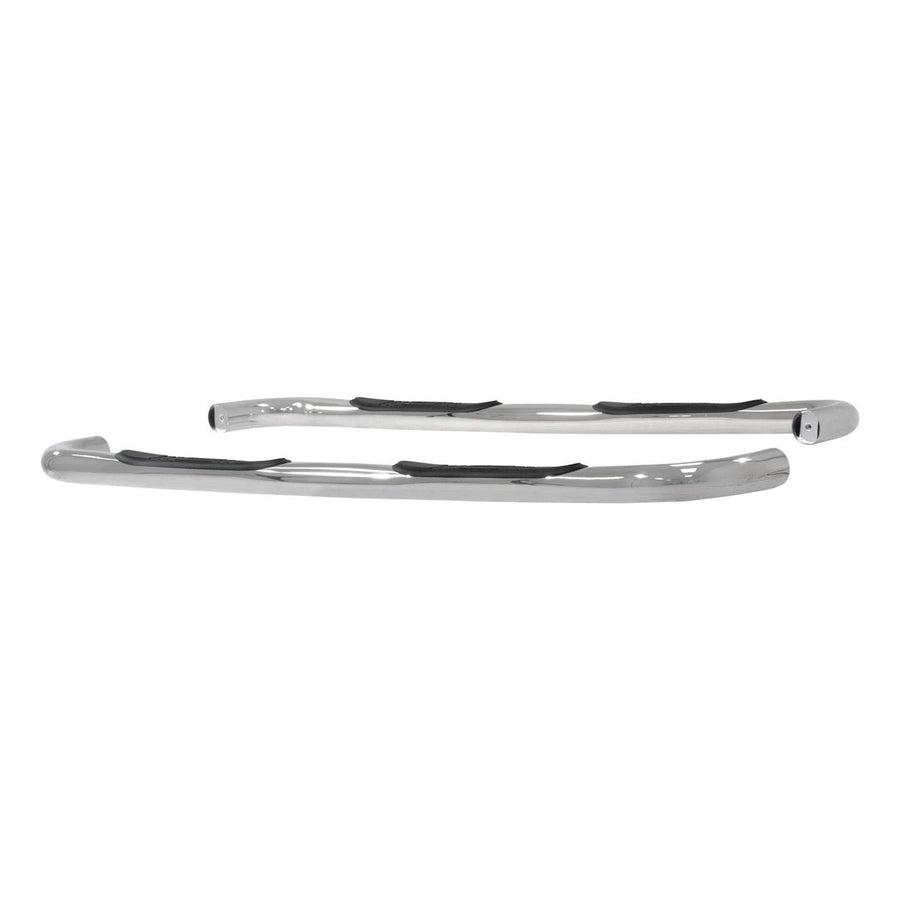 3-Inch Round ARIES Polished Stainless Steel Nerf Bars, No-Drill, Fits Select Chevrolet, GMC C, K