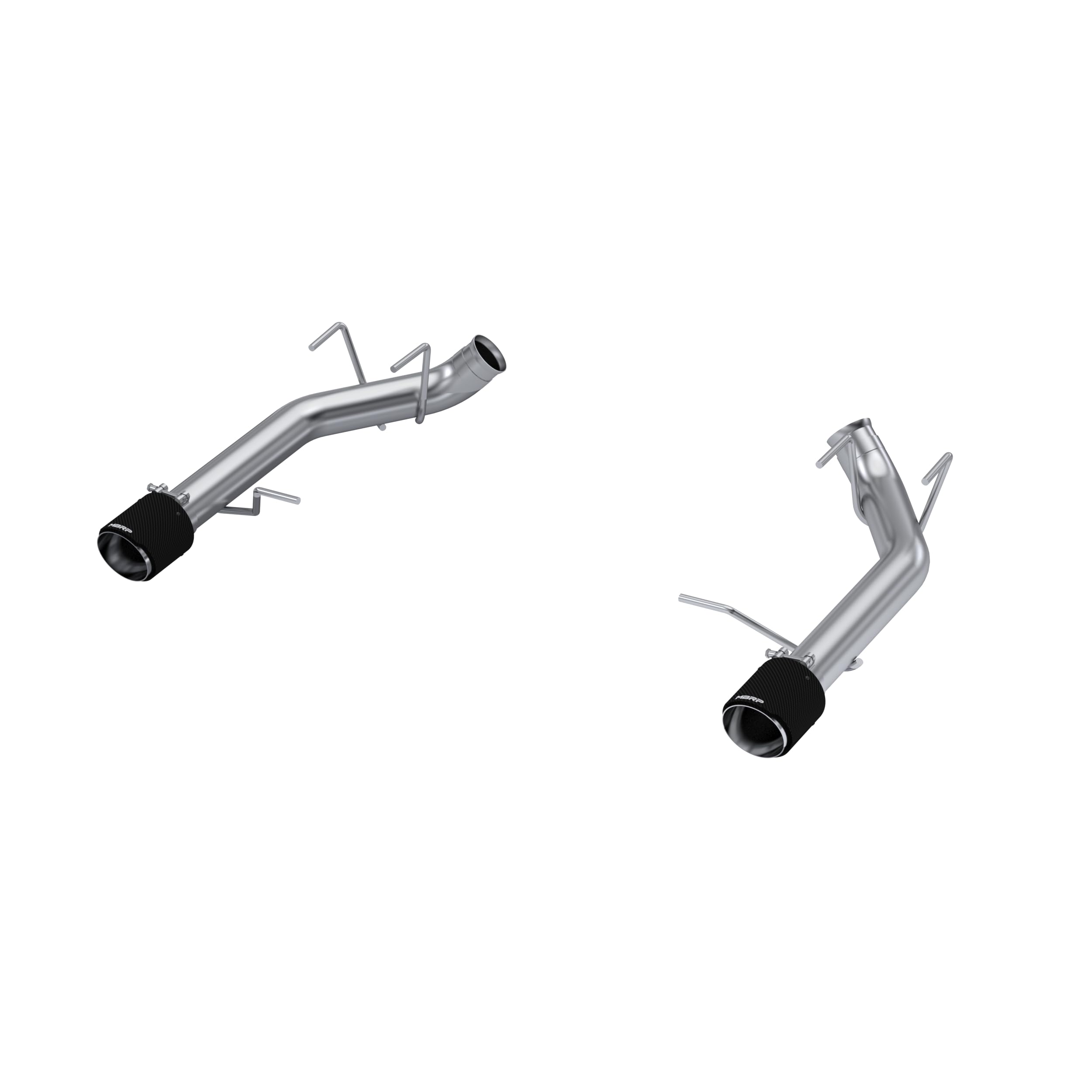 11-14 Ford Mustang GT MBRP 5.0L T304 SS 3in Dual Axle-Back with Carbon Fiber Tips (Race Version)