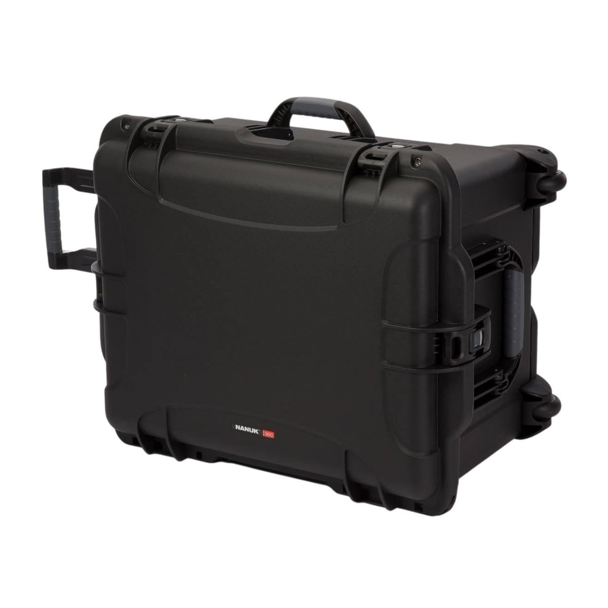 NANUK 960 Wheeled Series Lightweight NK-7 Resin Waterproof Protective Rolling Case with Foam, Black