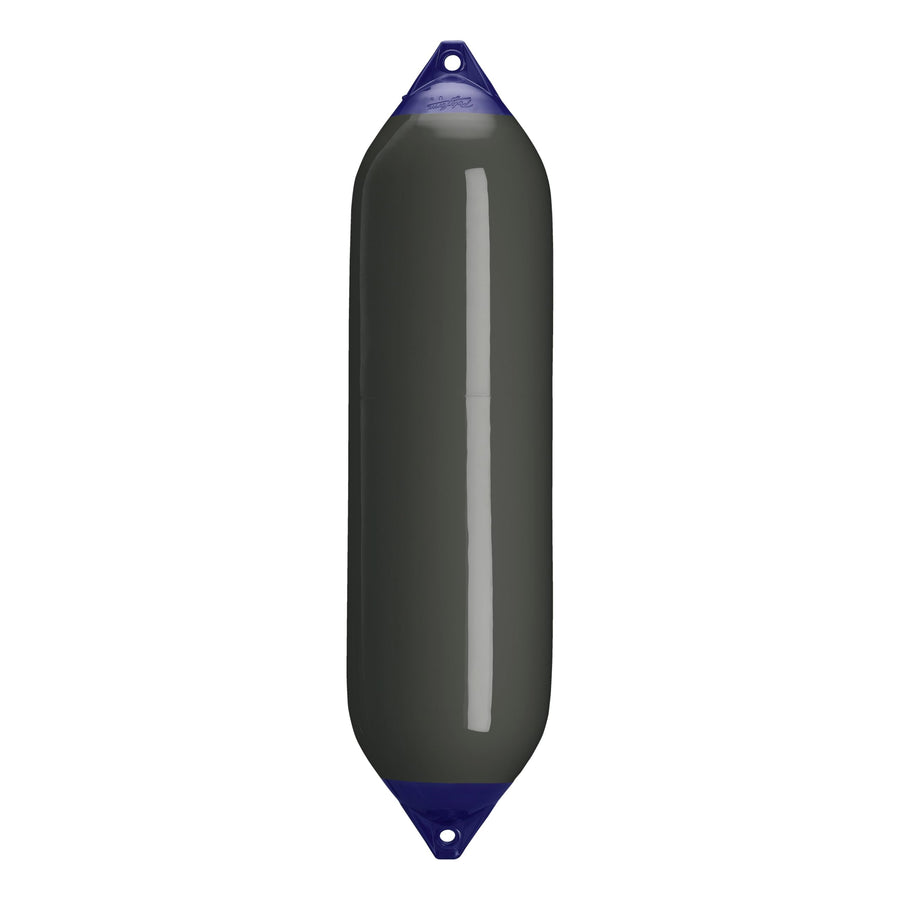 F-8 Standard Polyform Boat Fender Blue Ropehold - Graphite