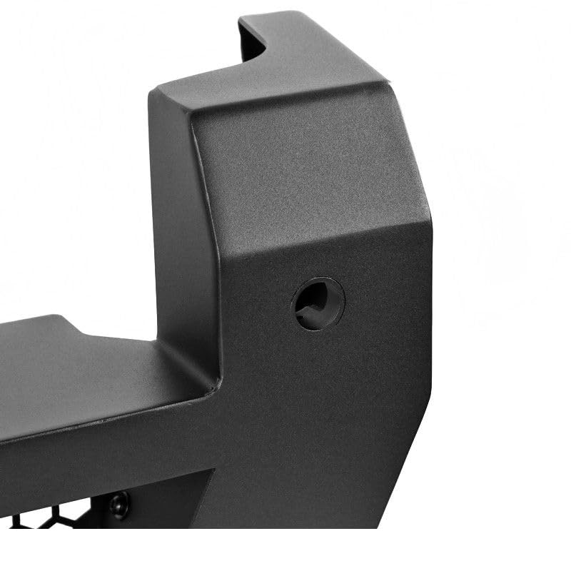 Heavy Duty Black Horse Armour Rear Bumper Matte Black Includes 1 Set of 4in Cube Lights Compatible with 2016-2023 Toyota Tacoma (Excludes Models with Rear Cross Traffic Alert)-ARB-TA16-KIT