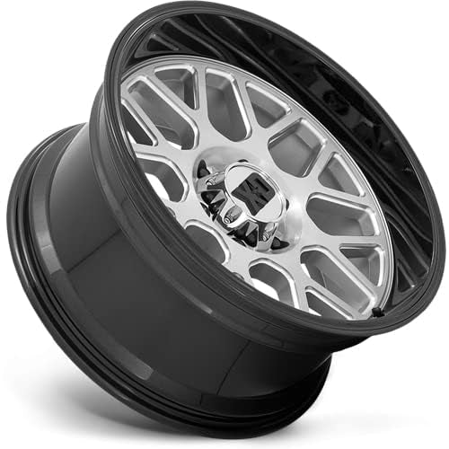 Xd849 Wheels Grenade 2 Gloss Black Milled Wheel with Alloy Steel (20 x 9. inches /6 x 106 mm, 18 mm Offset)