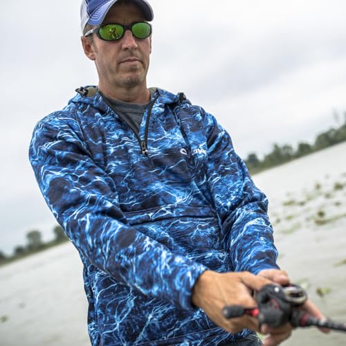 Performance ONYX Fishing Hoodie, MOE Marlin, 2X-Large