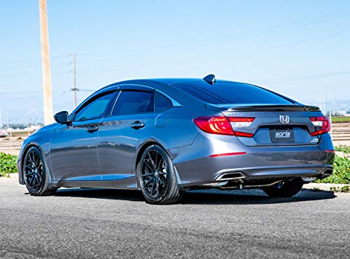 Cat-Back BORLA Performance Exhaust System for 2018-2022 Honda Accord Sport 4 Cyl. T-304 Stainless Steel Dual Split Rear Exit Single 2.25" Exit Each Side Tips NOT included Reuse O.E. Tips