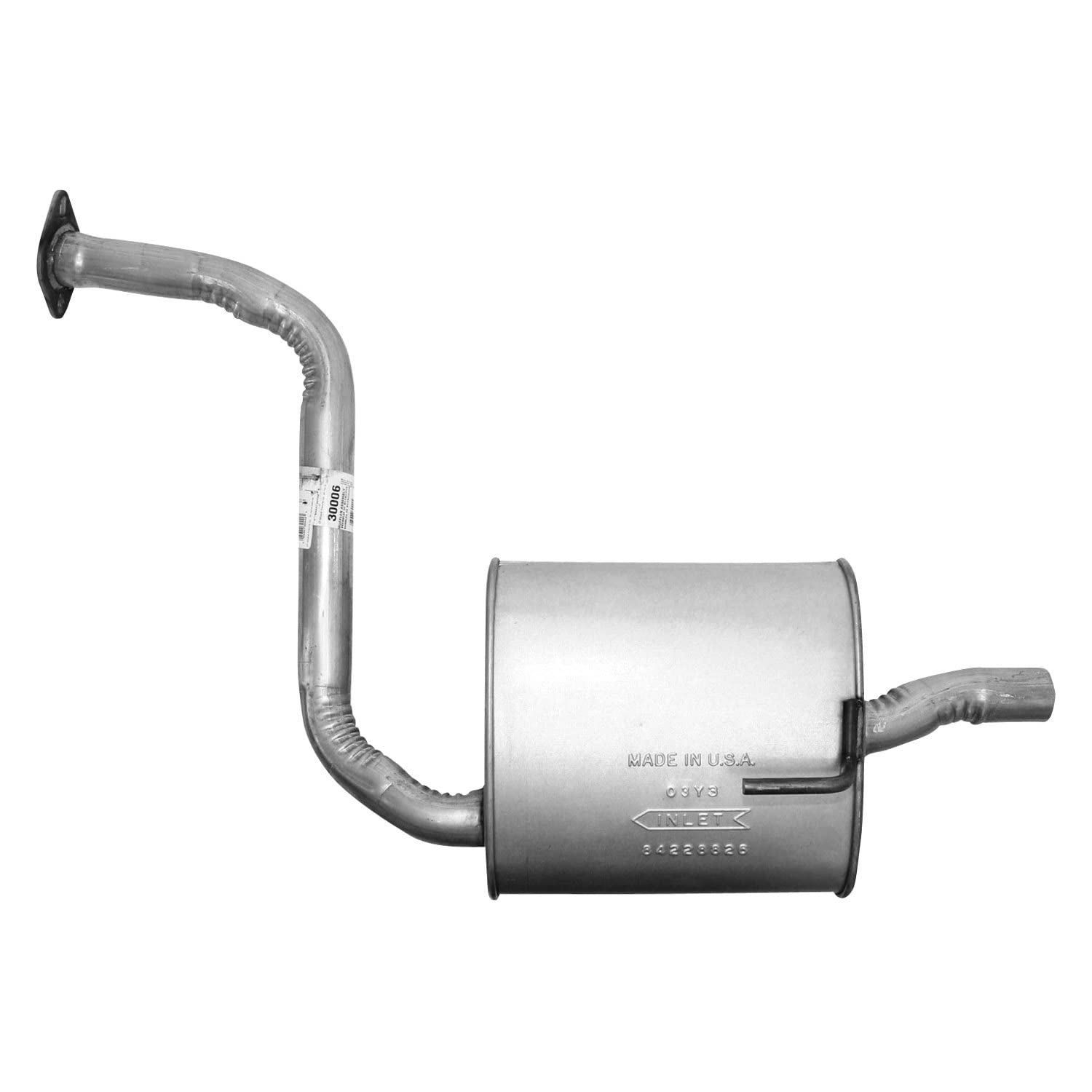 Driver Side Ansa DA41317 Exhaust Muffler