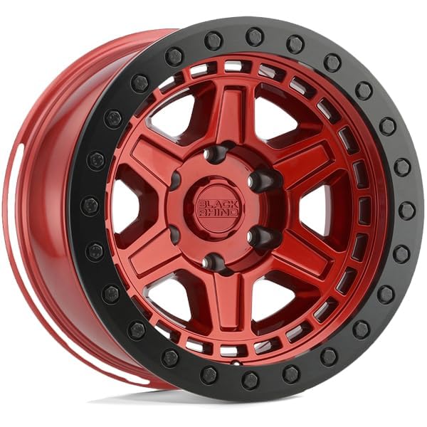 Black Rhino PRIMM Hard Alloys 17X9 5X5.0 4.29-18mm CANDY RED W/BLACK BOLTS - 1790PRM-85127R71