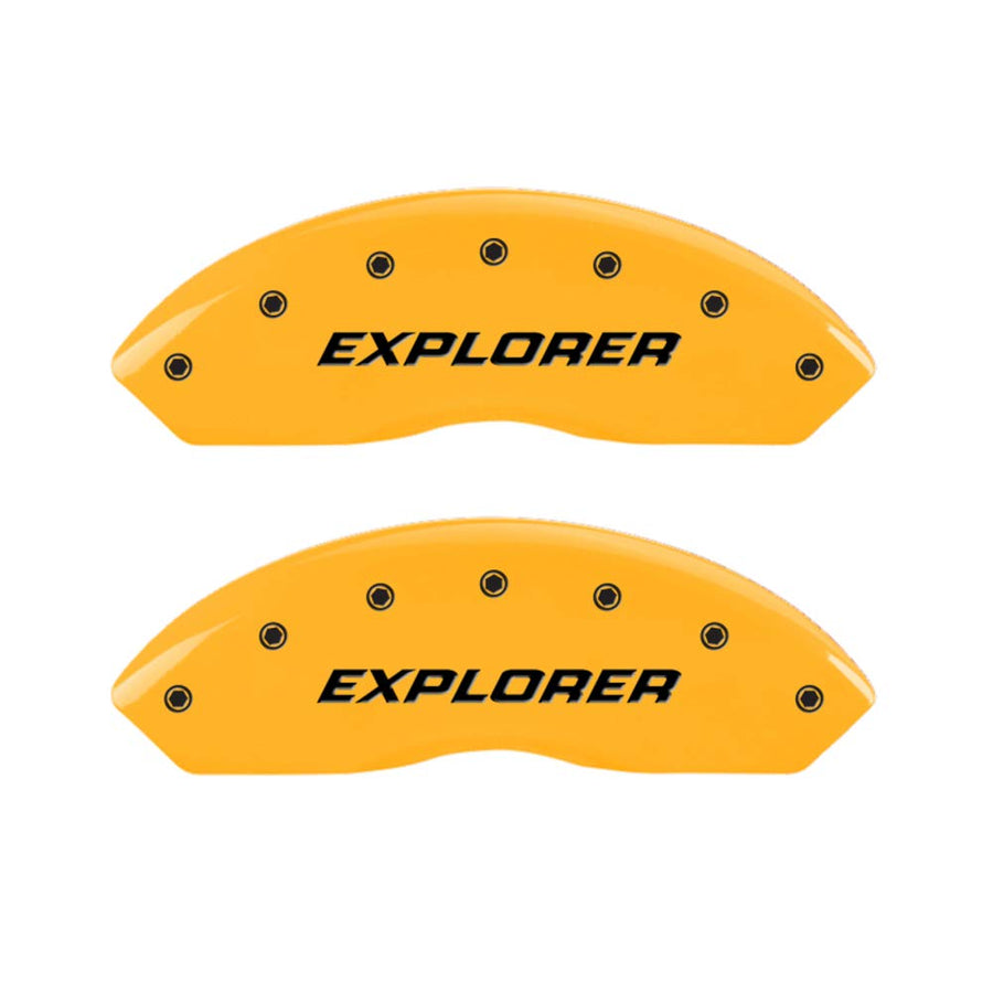 Caliper Covers MGP 10041SEXPYL, Yellow