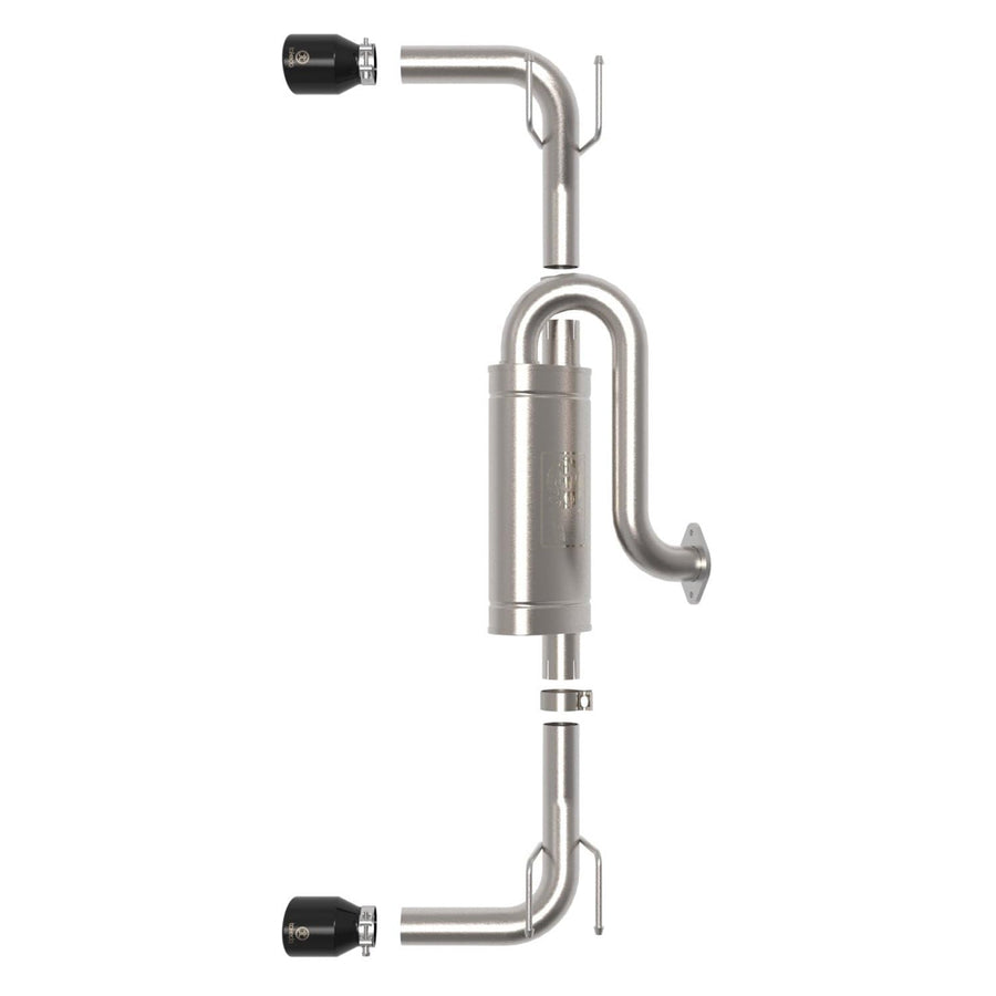 49-37023-B Takeda - 304 SS Axle-Back Exhaust System With Split Rear Exit