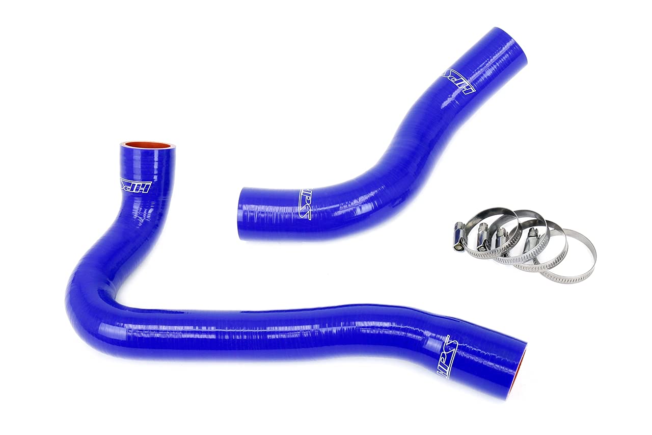3-ply HPS Blue Reinforced Silicone Radiator Coolant Hose Kit 57-2030-BLUE