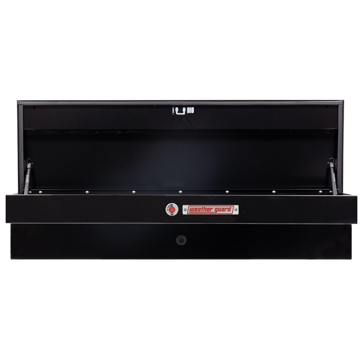 Weather Guard 175-5-04 Model 56in Lo-Side Box, Steel, Gloss Black, 4.0 cu ft
