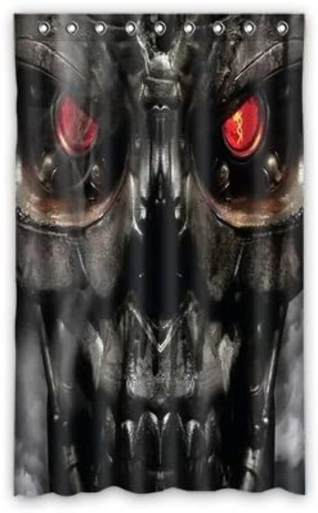 Custom Generic Terminator_robot Design Window Curtains/drape/Panels/Treatment Polyester 52x84 Inches (One Piece)