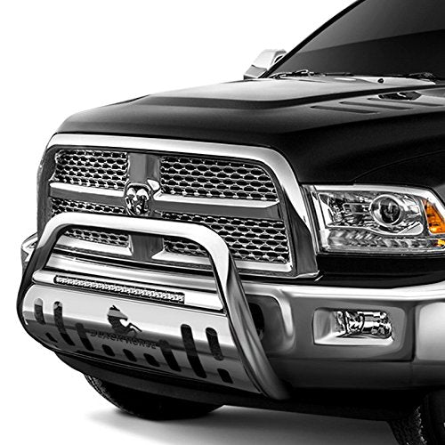 Premium Black Horse Running Boards Black Compatible with 2022-2025 Jeep Grand Cherokee -PR-J572