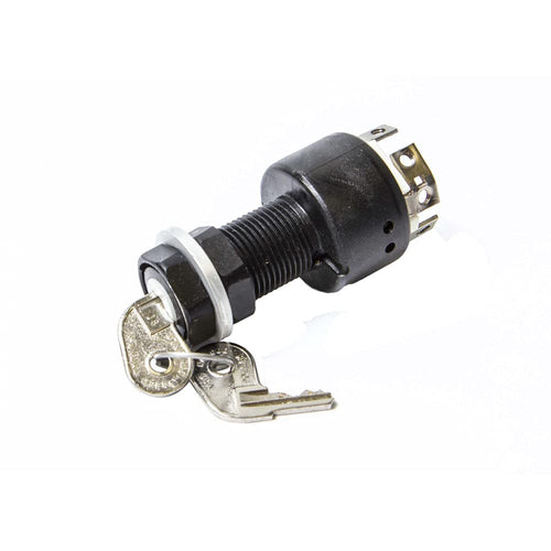 3-Position Sierra International MP39830 Magneto Off-Run-Start Switch with Terminal Type 6 Screw Tab, Black