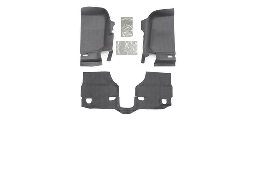 Jeep BedRug Kit - BedTred BTJK07F2 fits 07-10 2DR JK FRONT 3PC FLOOR KIT (INCLUDES HEAT SHIELDS)