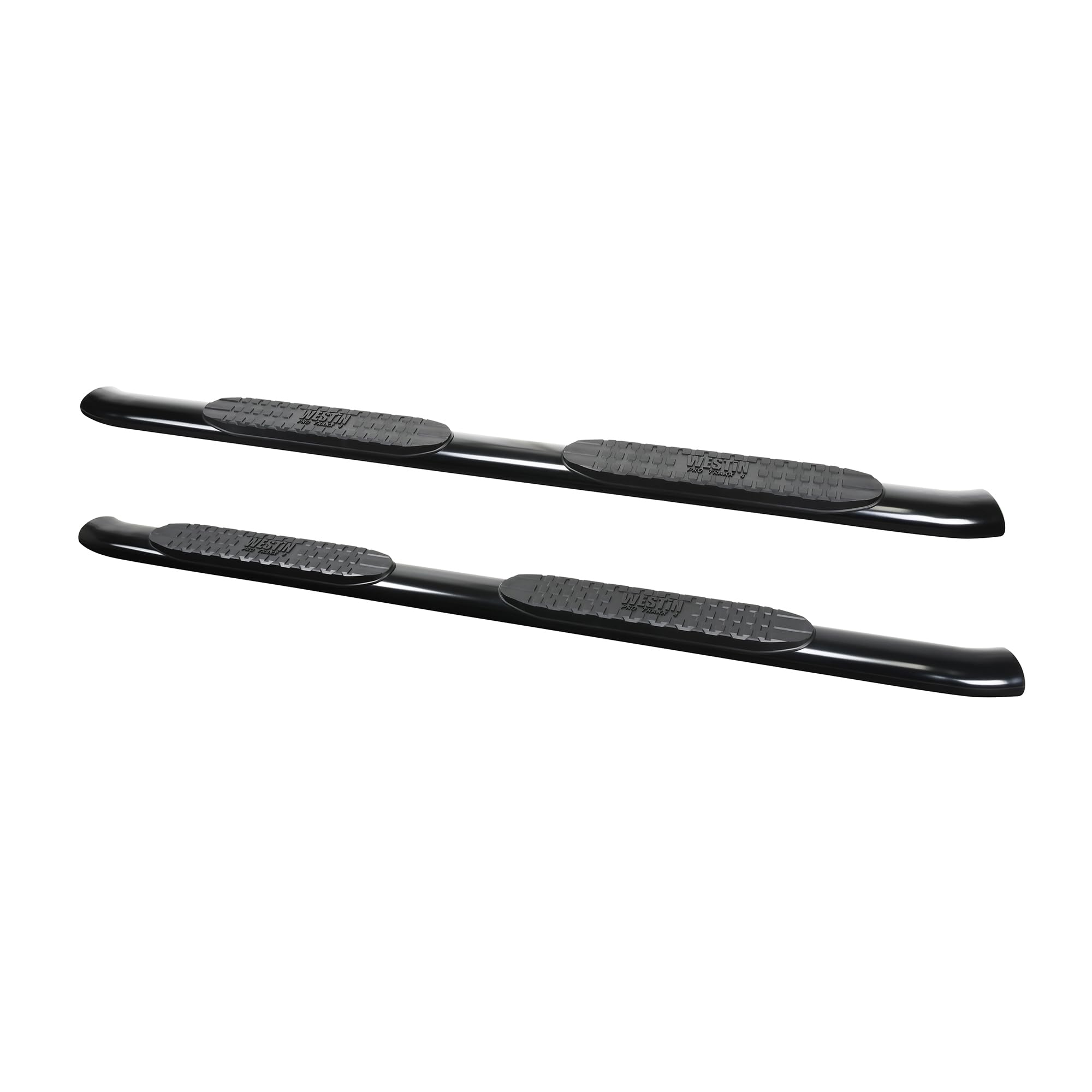 PRO TRAXX 4 Westin Oval Nerf Bars fits 2019-2025 Ram 1500 Quad Cab (Exc 1500 Classic) Black Pair