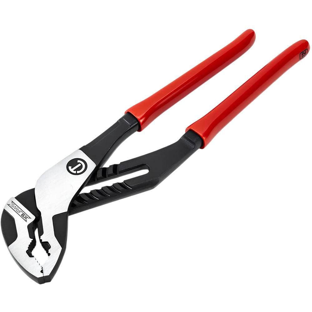Crescent K9 Z2 V-Jaw Dipped Handle Tongue & Groove Pliers - Home Improvement, Mechanic, Plumbing & Repair Hand Tool - 12" - RTZ212V