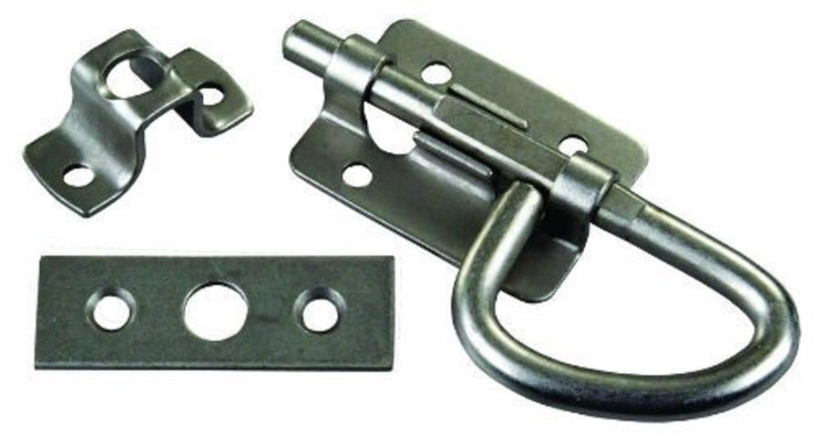 Universal JR Products Bolt Latch - Nickel,Silver