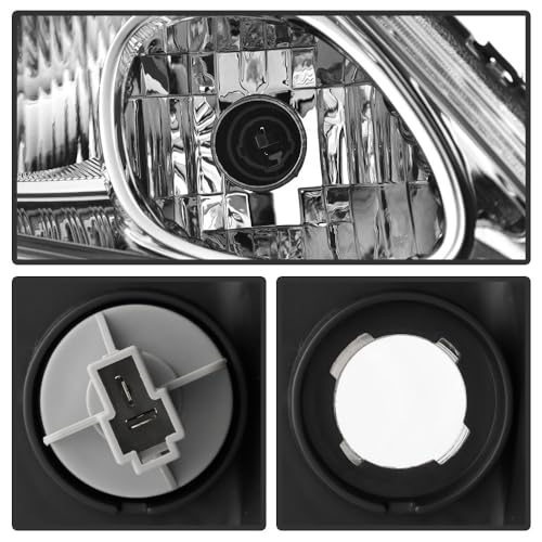 Honda Fit 09-11 Spyder (OE) Halogen Headlight - Chrome Housing Right OE