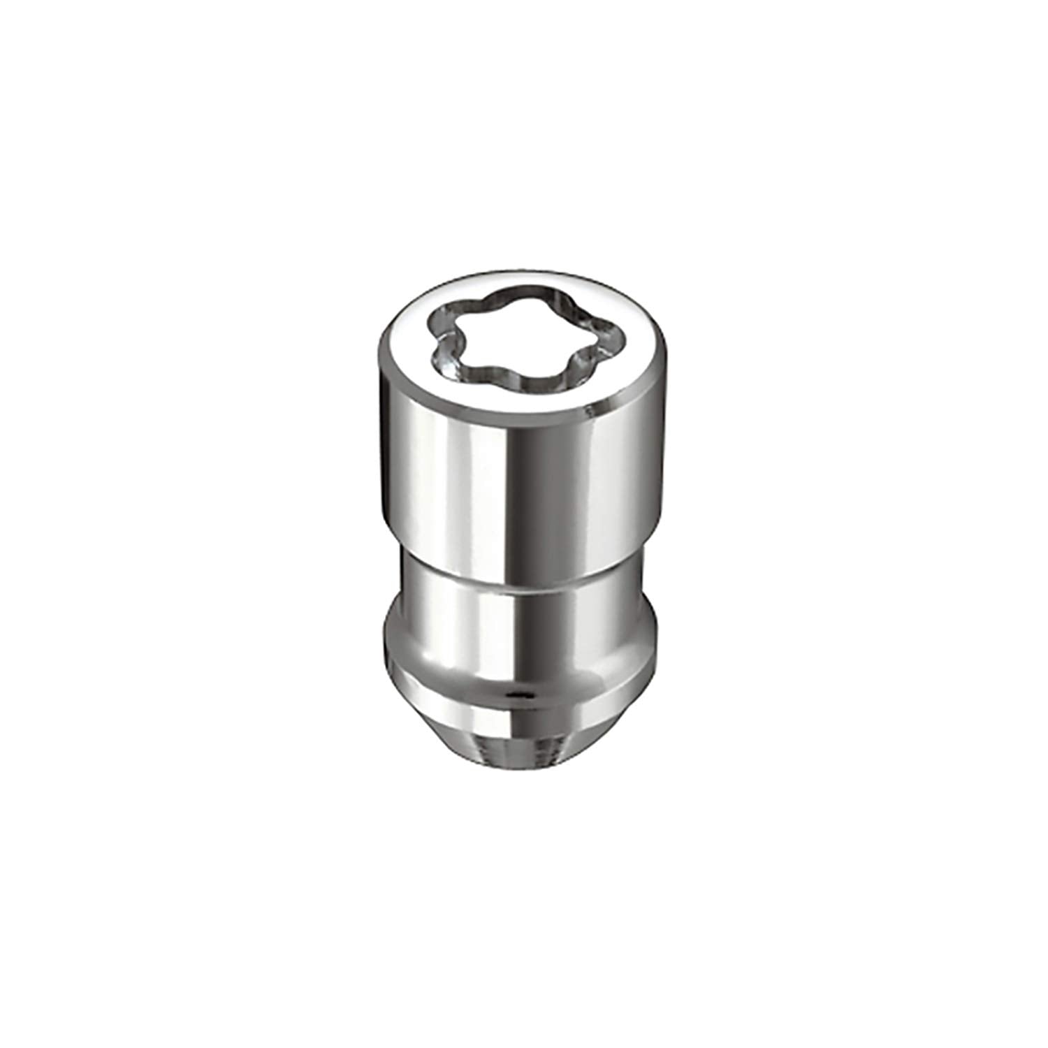Chrome Cone Seat MCGARD 24198 Wheel Locks (1/2" - 20 Thread Size) - Set of 4