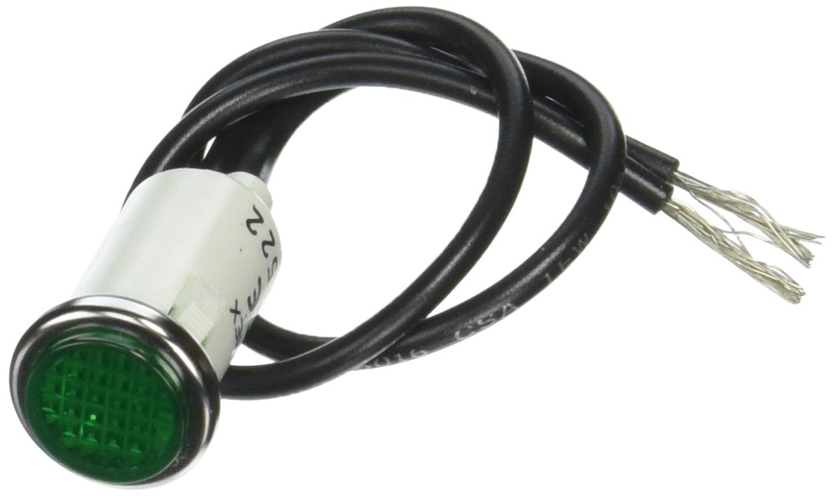 80210 Painless Performance Dash Indicator Light, Green, 1/2"