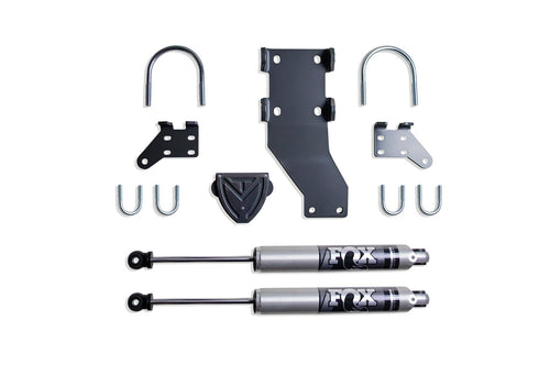 Part# 9433DSS-F MAX TRAC SUSPENSION'S is A Box Including Dual Steering STABILIZER Brackets & Fox 2.0 Performance Series STABILIZERS
