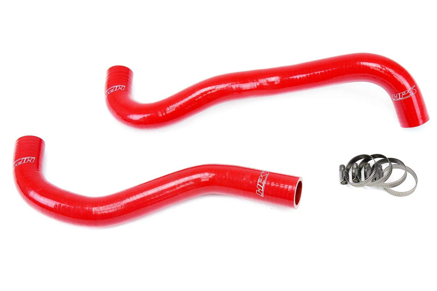 Red HPS 57-1199-RED Silicone Radiator Coolant Hose Kit