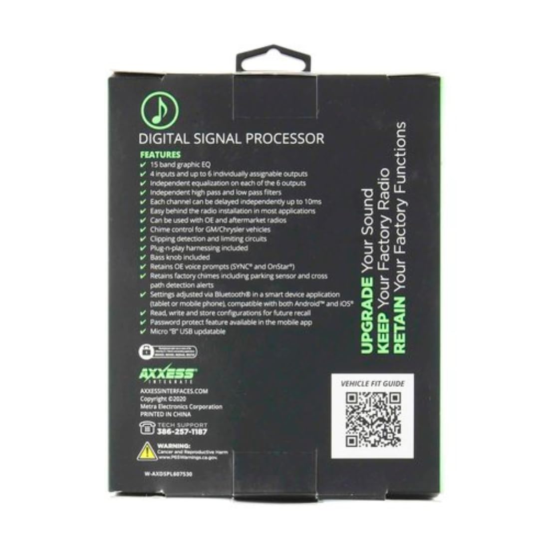 Axxess Heise Dsp Package with Axdsp-L, T-Harness and Amp Bypass Harness